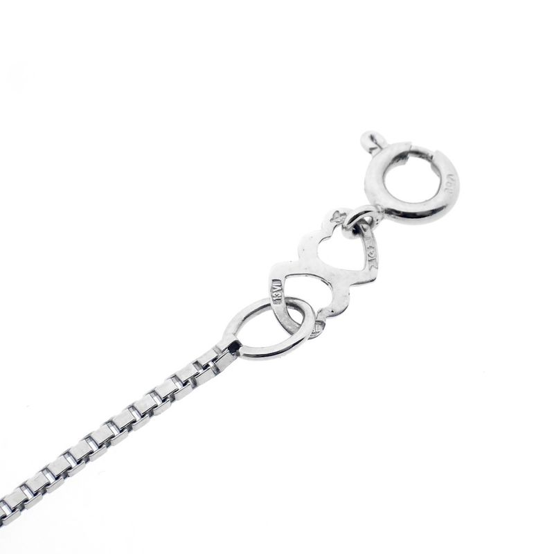 Image 5 of 18K white gold Venetian link chain | 36.5 cm - 41.5 cm