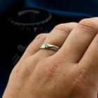 Image 4 of Yellow Gold Diamond Ring; 0.10 ct; 14 Karat; Size 17