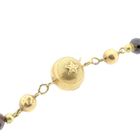 Image 6 of Antique garnet bead necklace with gold decorative clasp