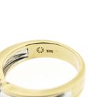 Image 6 of Two-tone gold ring with zirconia