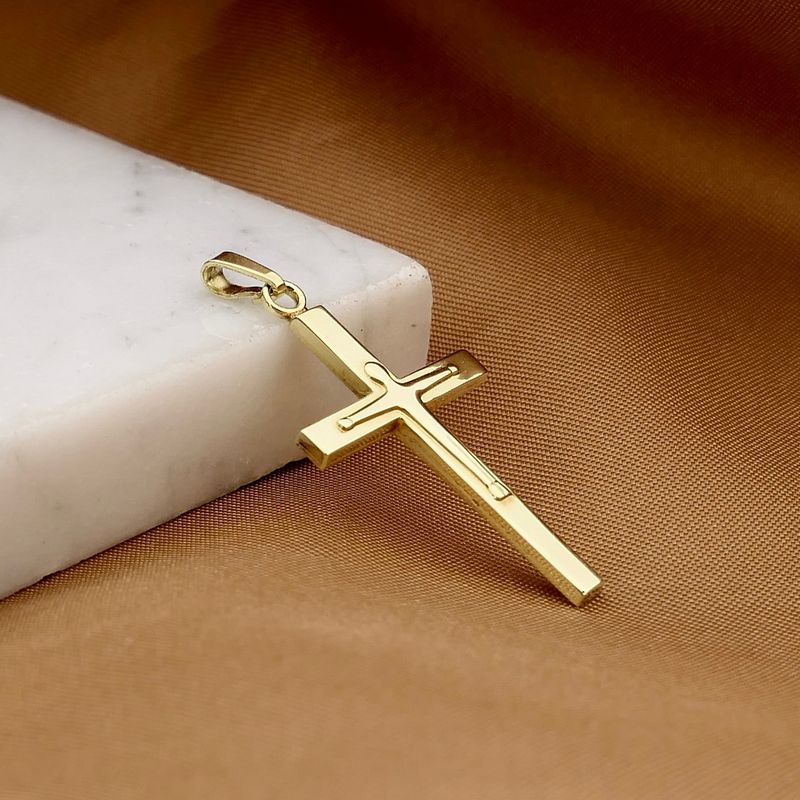 Image 2 of Gold Cross Pendant