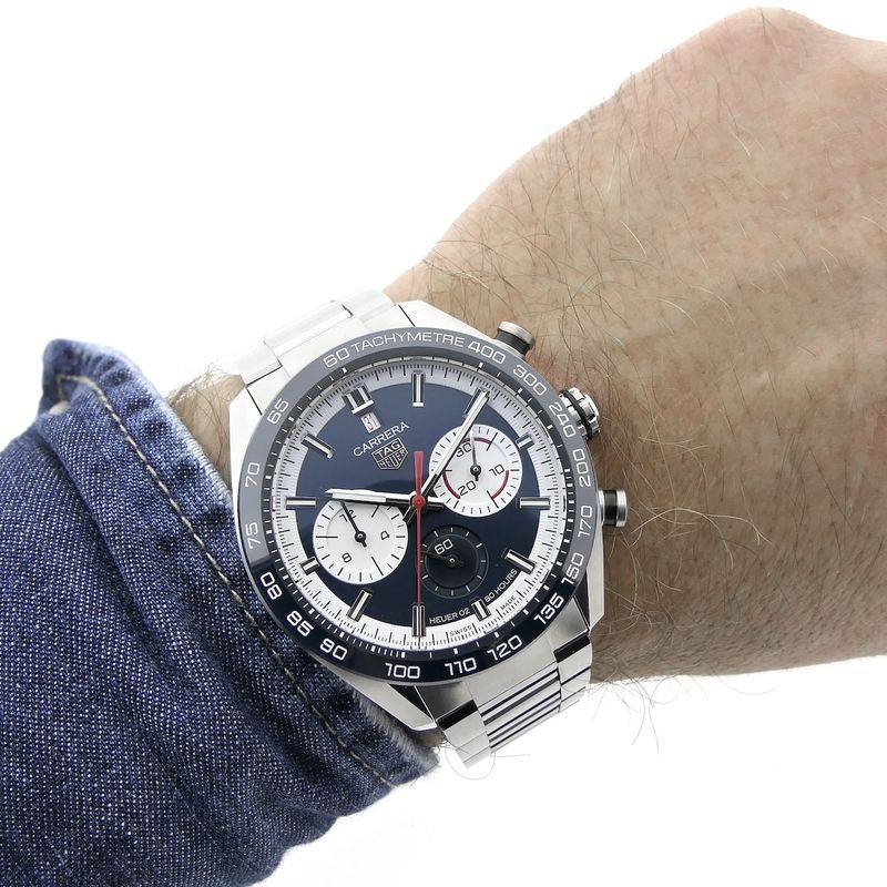Image 19 of TAG Heuer Carrera '160 Years Anniversary' Limited Edition; Chronograph men's watch