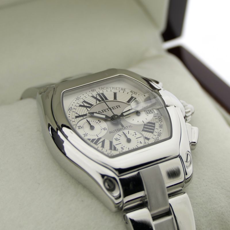 Image 19 of Cartier Roadster XL Chronograph 2618; Automatic men's watch