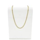 Image 1 of Gold flat/wide gourmet link chain