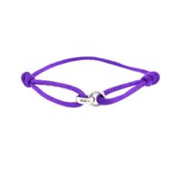 Forever Knots® Handmade Purple Satin Bracelet