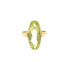 Image 3 of Gold ring with green beryl | Vintage/antique