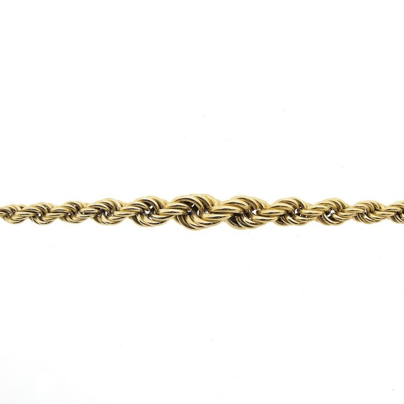 Image 7 of Gold twisted link necklace
