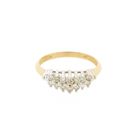 Image 7 of Gold ring pavé set with diamonds | 0.56 ct.