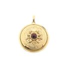 Image 1 of Gold pendant with garnet
