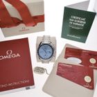 Image 4 of Omega Speedmaster 38 'Blue' 324.30.38.50.03.001; Chronograph watch (Full set 03-2025)