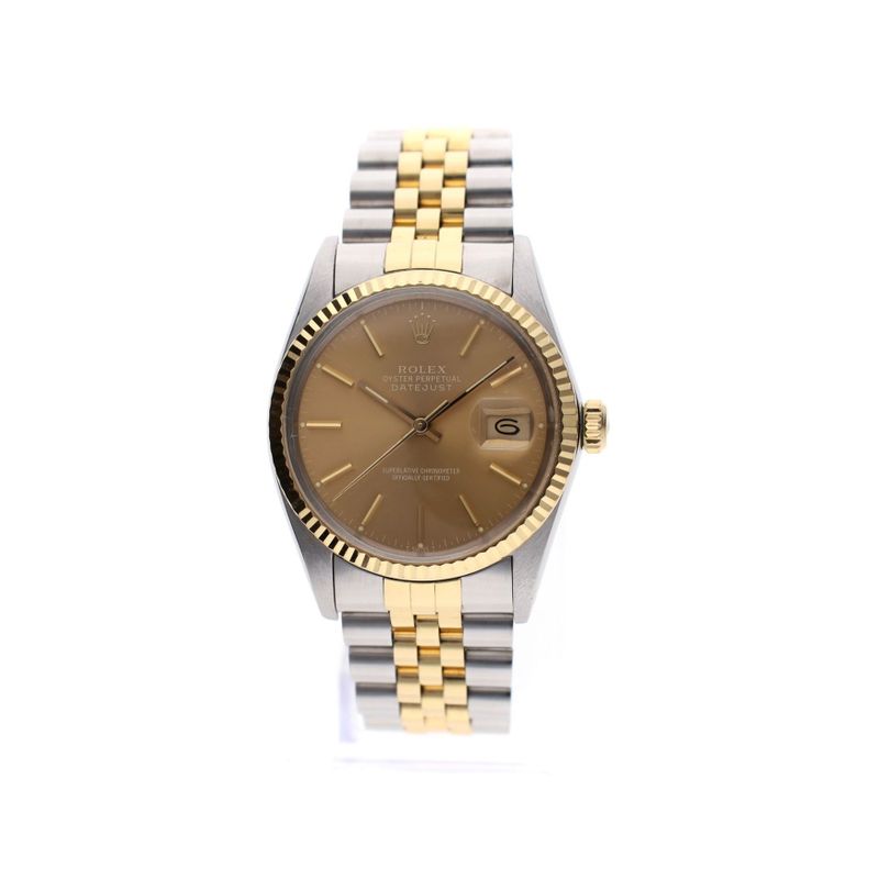 Image 18 of Rolex Datejust 36mm 16013; Automatic Bi-color Watch (Full Set '85)