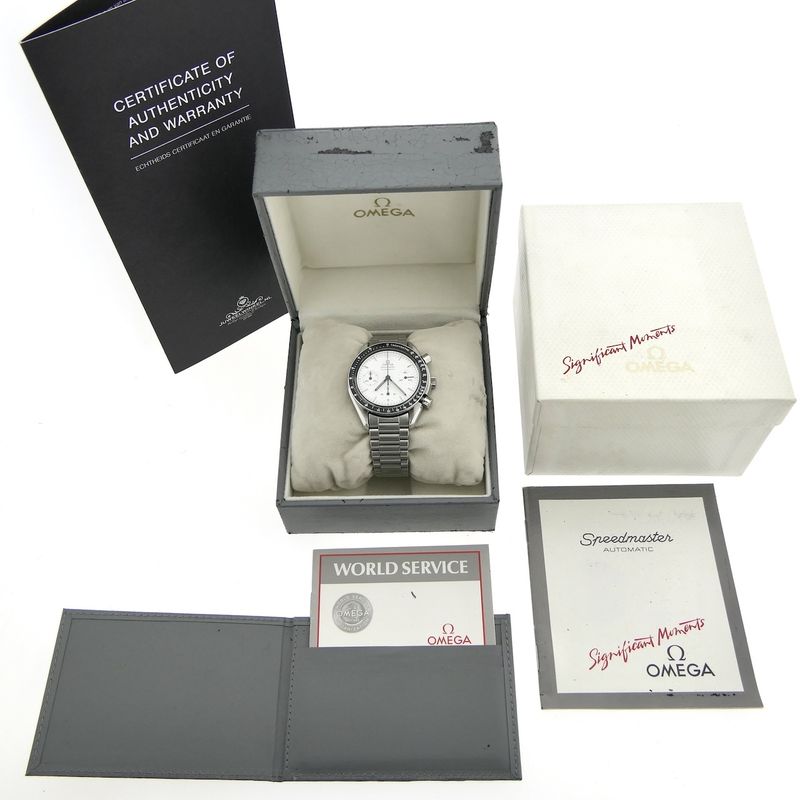 Image 4 of Omega Speedmaster Reduced 'Albino'; Automatisch Chronograaf horloge