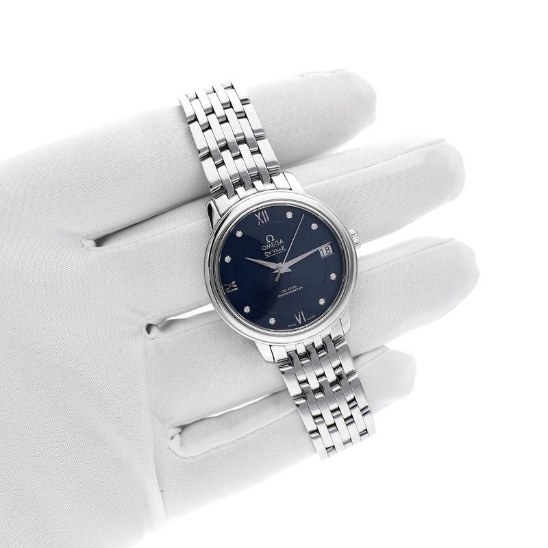 Image 16 of Omega De Ville Prestige Co-Axial; Automatic women's watch with diamonds