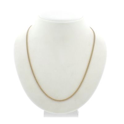 Image 1 of Gold gourmet link necklace | 49 cm
