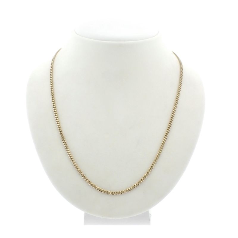 Image 1 of Gold gourmet link necklace | 49 cm