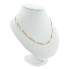 Image 3 of Gold closed Figaro link chain