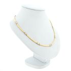 Image 3 of Two-tone gold fantasy link necklace