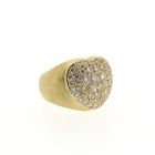 Image 7 of Gold ring with heart shape and diamonds 1.60 ct.