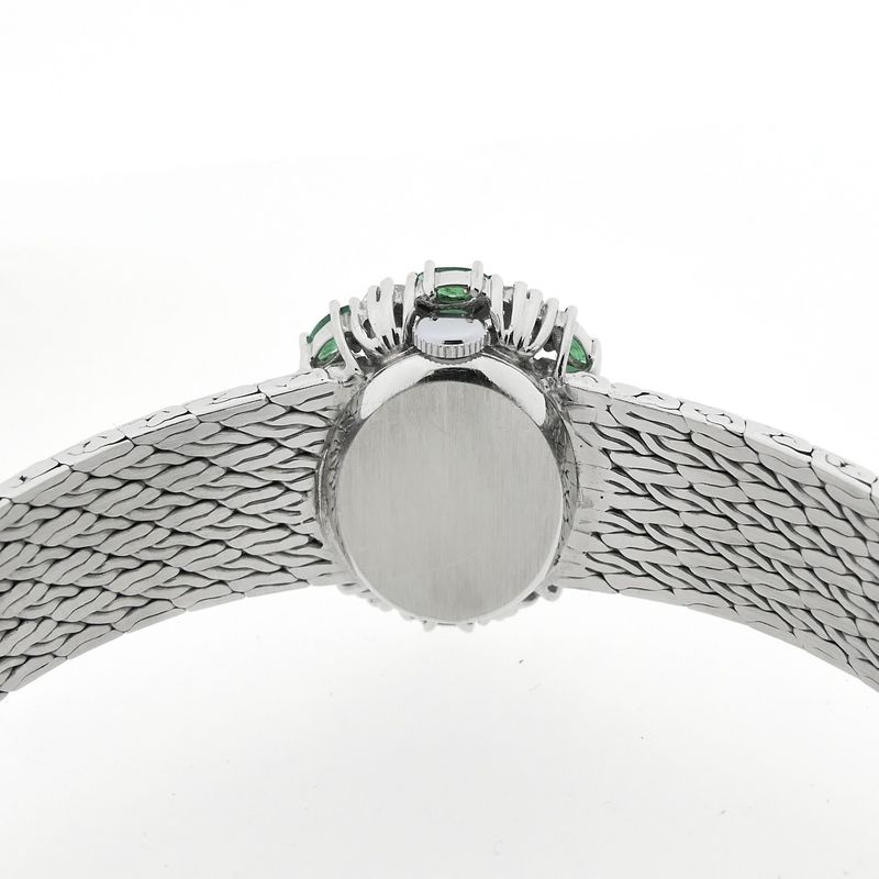 Image 13 of Juvania Geneva 'Cocktail Watch'; 18k white gold women's watch with diamonds and sapphires