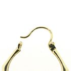 Image 4 of Gold angular earrings | Ø 18.5 mm