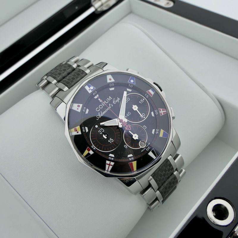 Image 11 of Corum Admiral's Cup Regatta Chronograph 985.631.20; Limited Edition men's watch