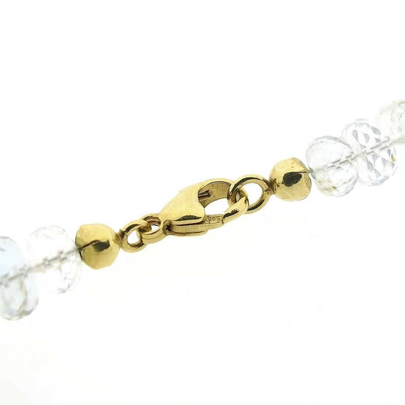 Image 5 of Gold multi-colored bead necklace