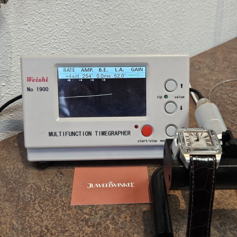 Image 20 of Cartier Santos 100 'Medium' Automatic 2878; Unisex watch