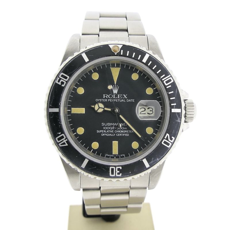 Image 1 of Rolex Submariner 16800; Vintage diving watch in full set