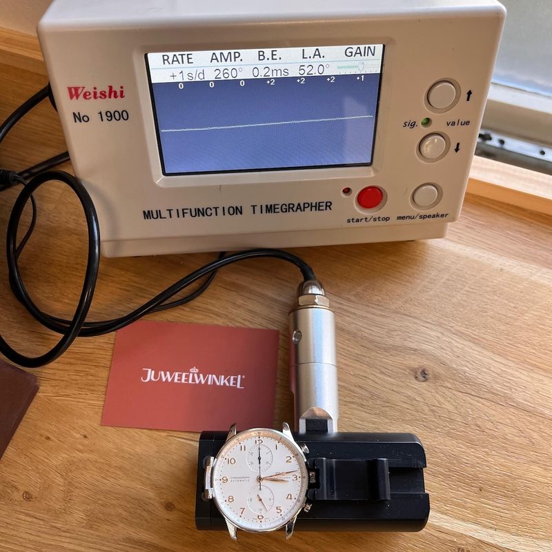 Image 16 of IWC Portuguese Chronograph IW371401; Automatic men's watch