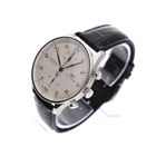 Image 3 of IWC Portuguese Chronograph 'Ivory' IW371401; Automatic Men's Watch