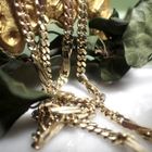 Image 2 of Golden fantasy link chain | 55.5 cm