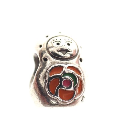 Pandora charm; Silver; Matryoshka Image 1 of Pandora charm; Silver; Matryoshka