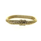 Image 3 of Gold French gourmet link bracelet