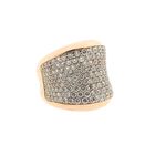 Image 1 of Rose gold ring pavé set with diamonds; 1.71 ct.