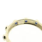 Image 6 of Gold plated ring with sapphire; Religious