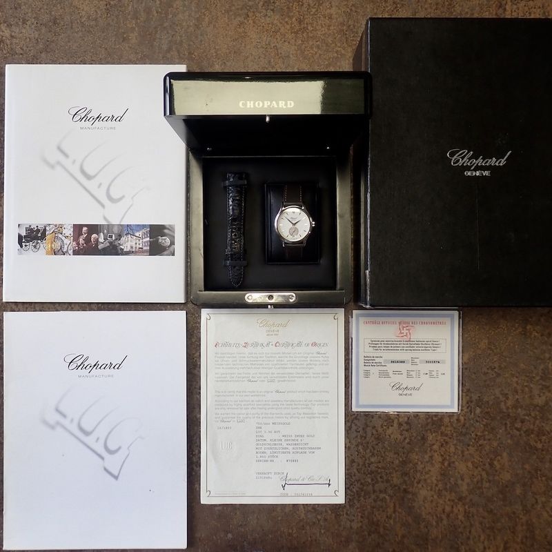 Image 14 of Chopard LUC; 18k white gold watch