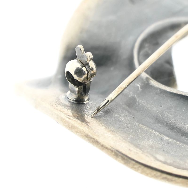 Image 8 of Silver Abstract Brooch/Pendant