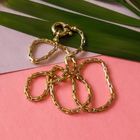 Image 2 of Two-tone Cardano link chain | 47 cm