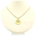 Image 9 of Gold zodiac sign pendant; Capricorn