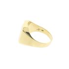 Image 7 of Tricolor gold signet ring; Carnation