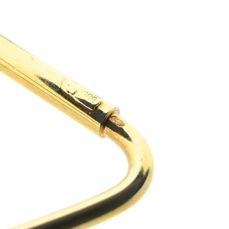 Image 4 of Two-tone gold dynamic brooch with zirconia