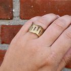Image 9 of Vintage Gold Ring with Organic Design