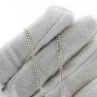Image 3 of Silver basic gourmet link chain | 60 cm