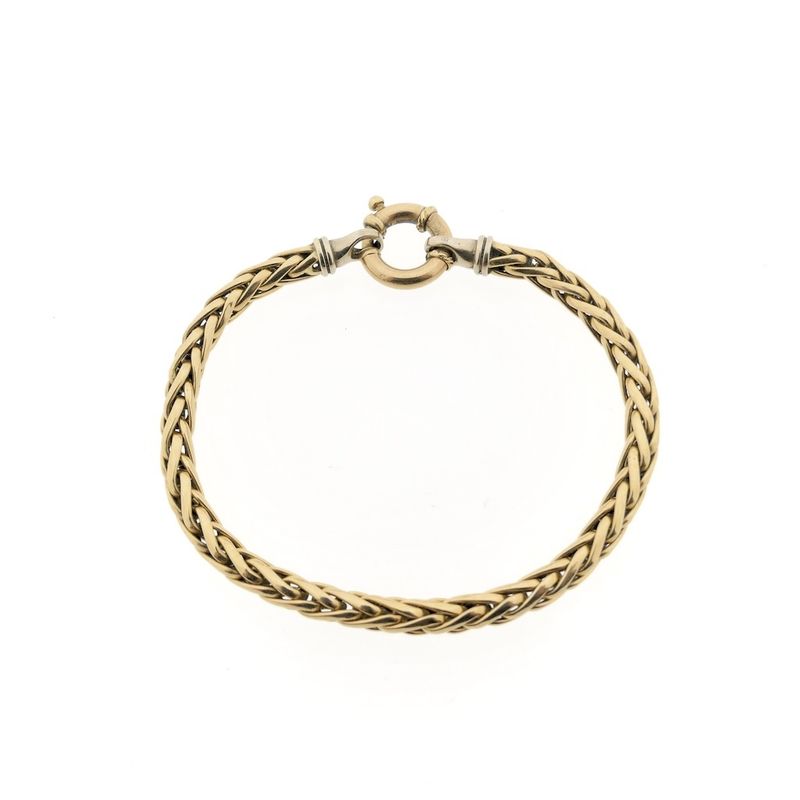 Image 2 of Gold foxtail link bracelet