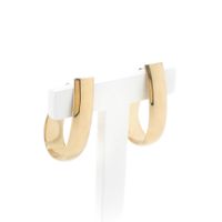 Gold vintage fantasy stud earrings