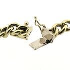 Image 7 of Gold gourmet link bracelet | 19 cm
