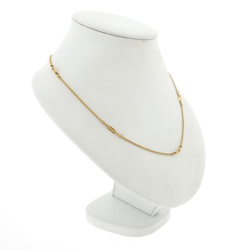 Image 8 of Gold anchor link necklace