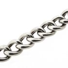 Image 4 of Silver robust gourmet link necklace | 45.5 cm