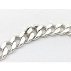 Image 4 of Silver bracelet; gourmet link | 21 cm