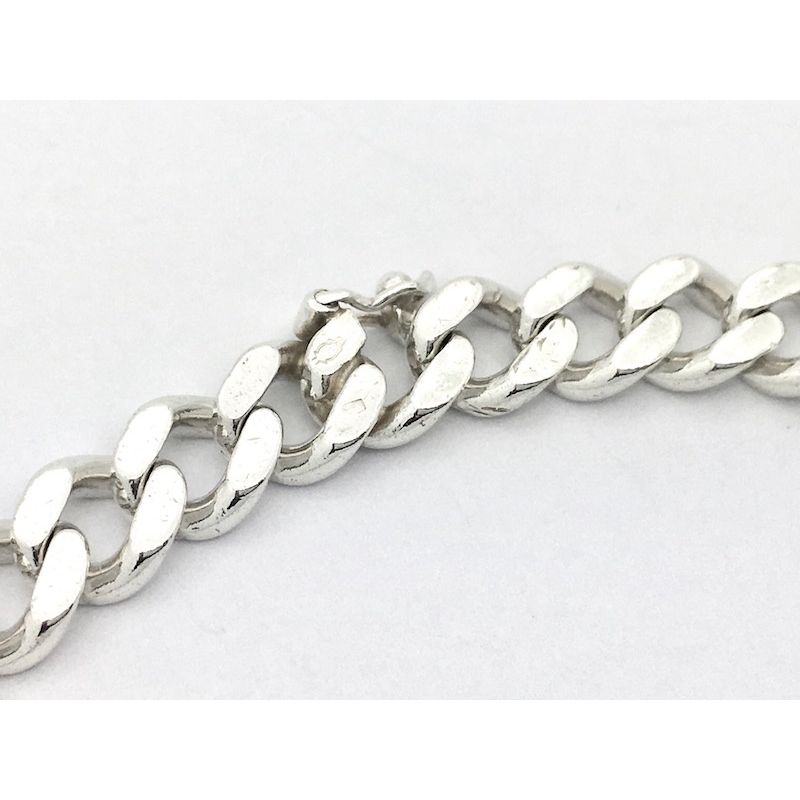 Image 4 of Silver bracelet; gourmet link | 21 cm